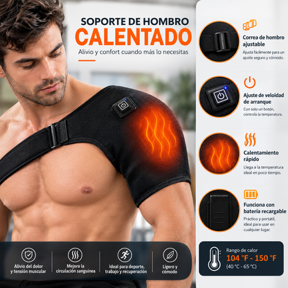 Almohadilla térmica para el hombro