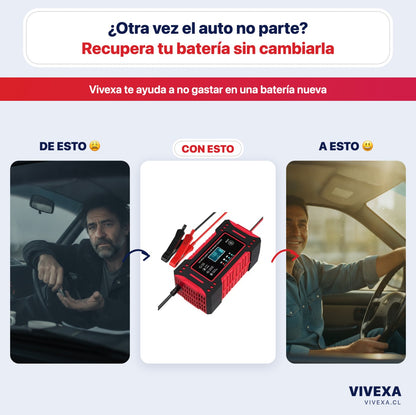 SMART CHARGER - Cargador y reparador inteligente para baterías🚗