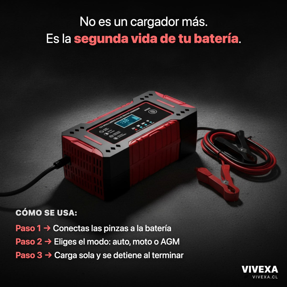 SMART CHARGER - Cargador y reparador inteligente para baterías🚗