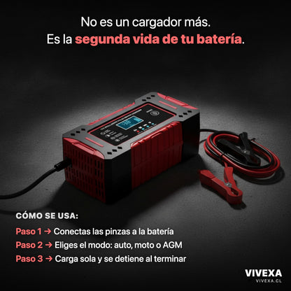 SMART CHARGER - Cargador y reparador inteligente para baterías🚗